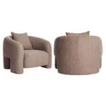 - Lounge stoel Tuscany mocca chunky