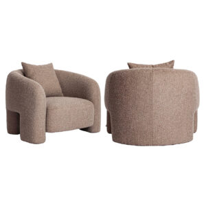 - Lounge stoel Tuscany mocca chunky