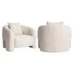 - Lounge stoel Tuscany beige blockweave