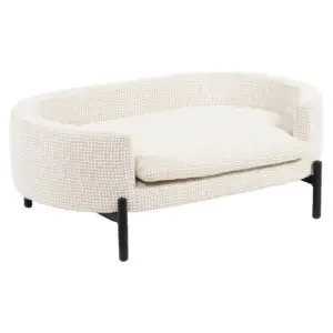 - Hondenbed Dolly beige blockweave