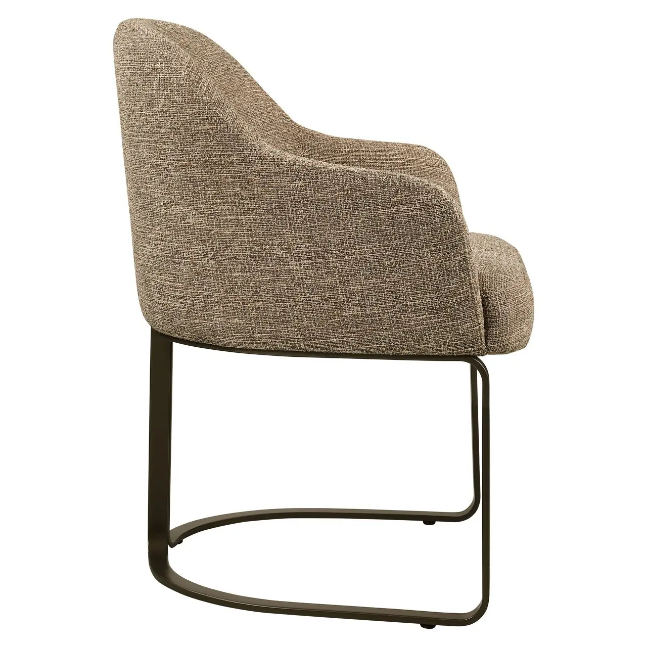 - Eetkamerstoel Hadley brown tweed fire retardant