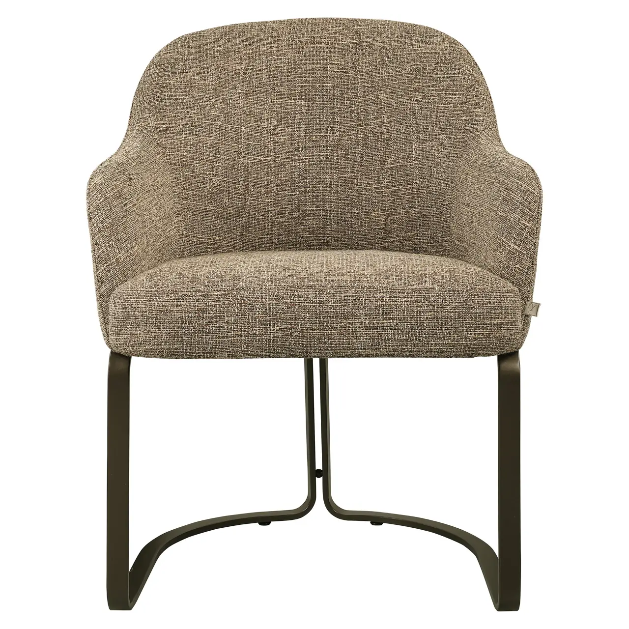- Eetkamerstoel Hadley brown tweed fire retardant