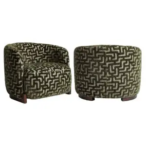 - Lounge stoel Hannah moss labyrinth fire retardant