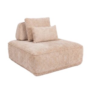 - Bank Tudor natural boldweave 1-seater movable backrest