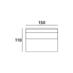 - Bank Bolica customized 2-seater without arms