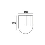 - Bank Bolica cayenne ecru ottoman right