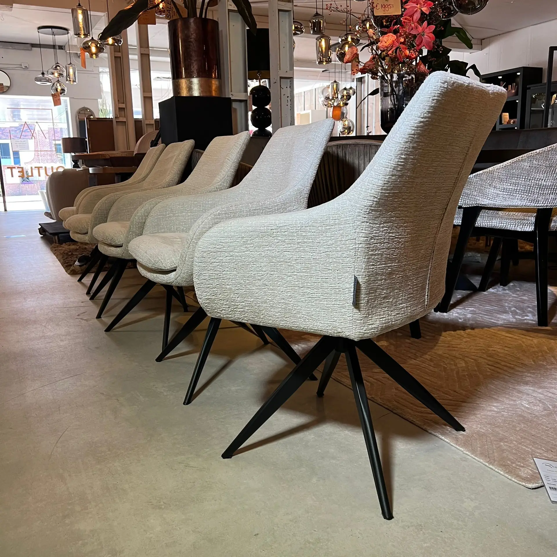 4 Eetkamerstoelen Lisanne Richmond outlet1121 - Afbeelding 2