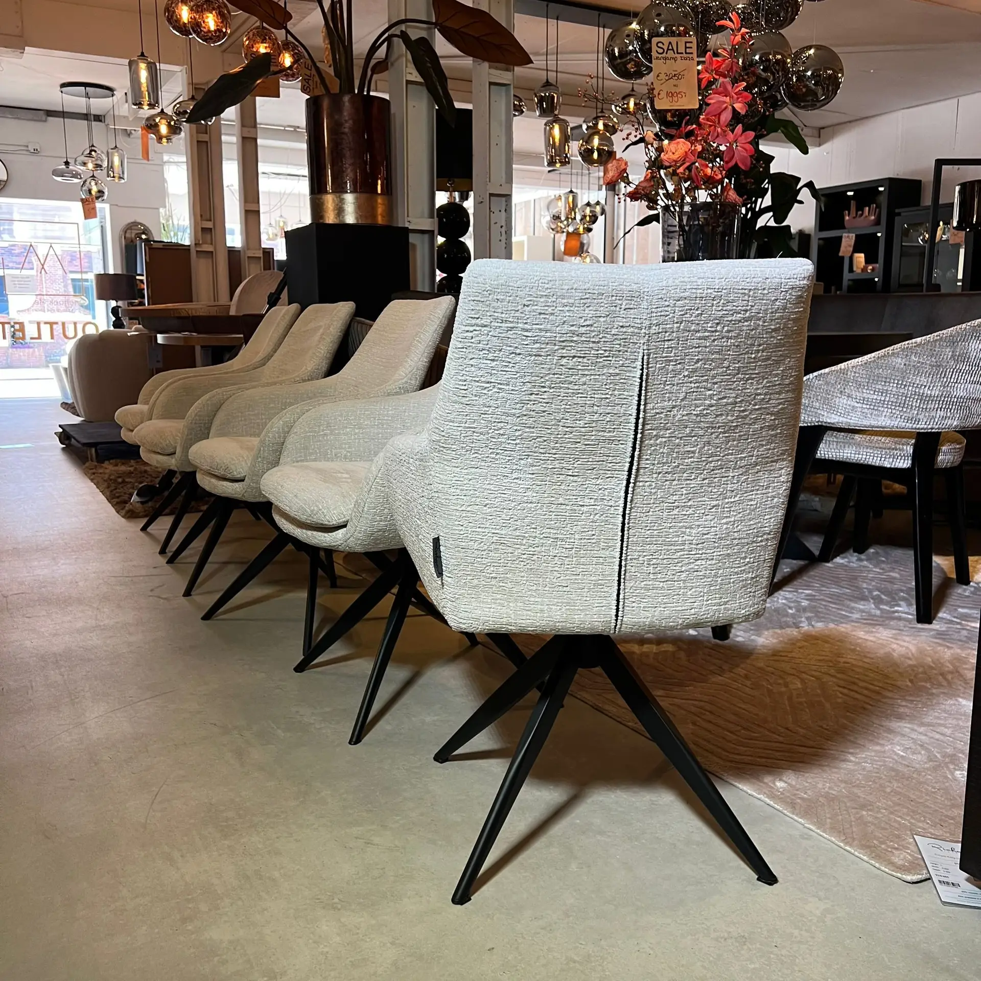 4 Eetkamerstoelen Lisanne Richmond outlet1121 - Afbeelding 3