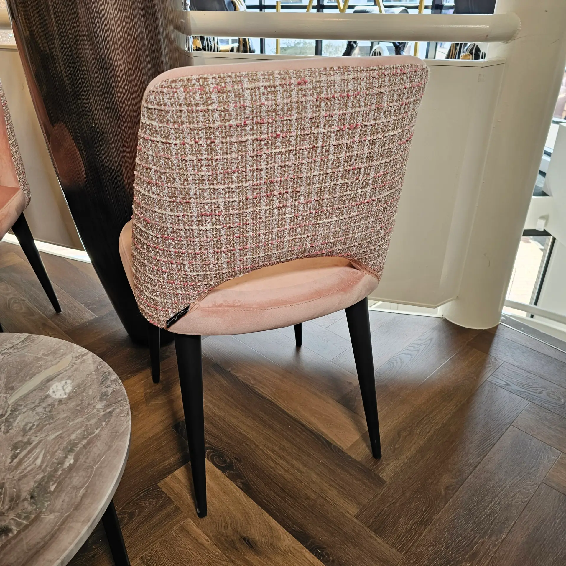 2x Eetkamerstoel Tabitha Trendy Rose vu2520 - Afbeelding 3