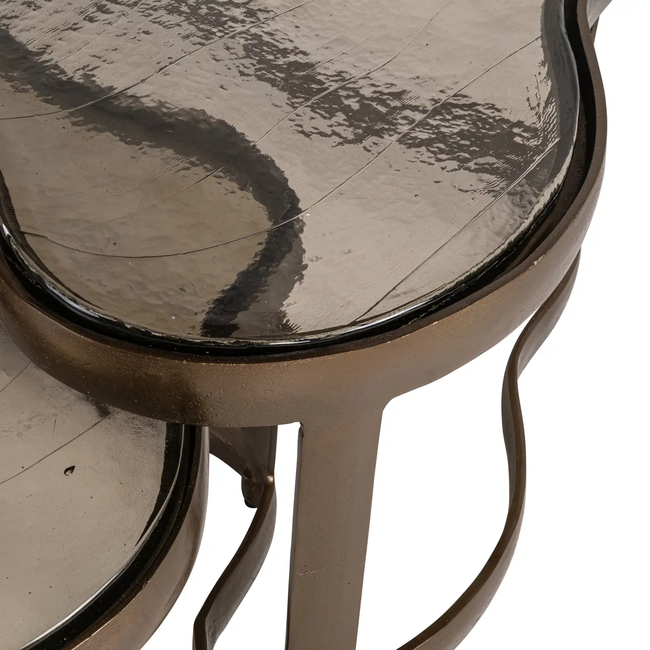 - Salontafel Fairfield brass antique (Set of 2)