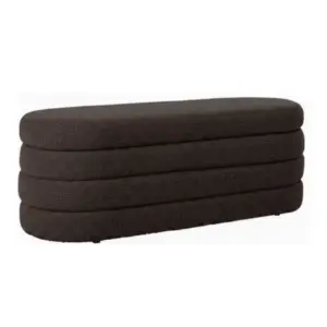 - Poef & Voetenbank Camille brown chunky