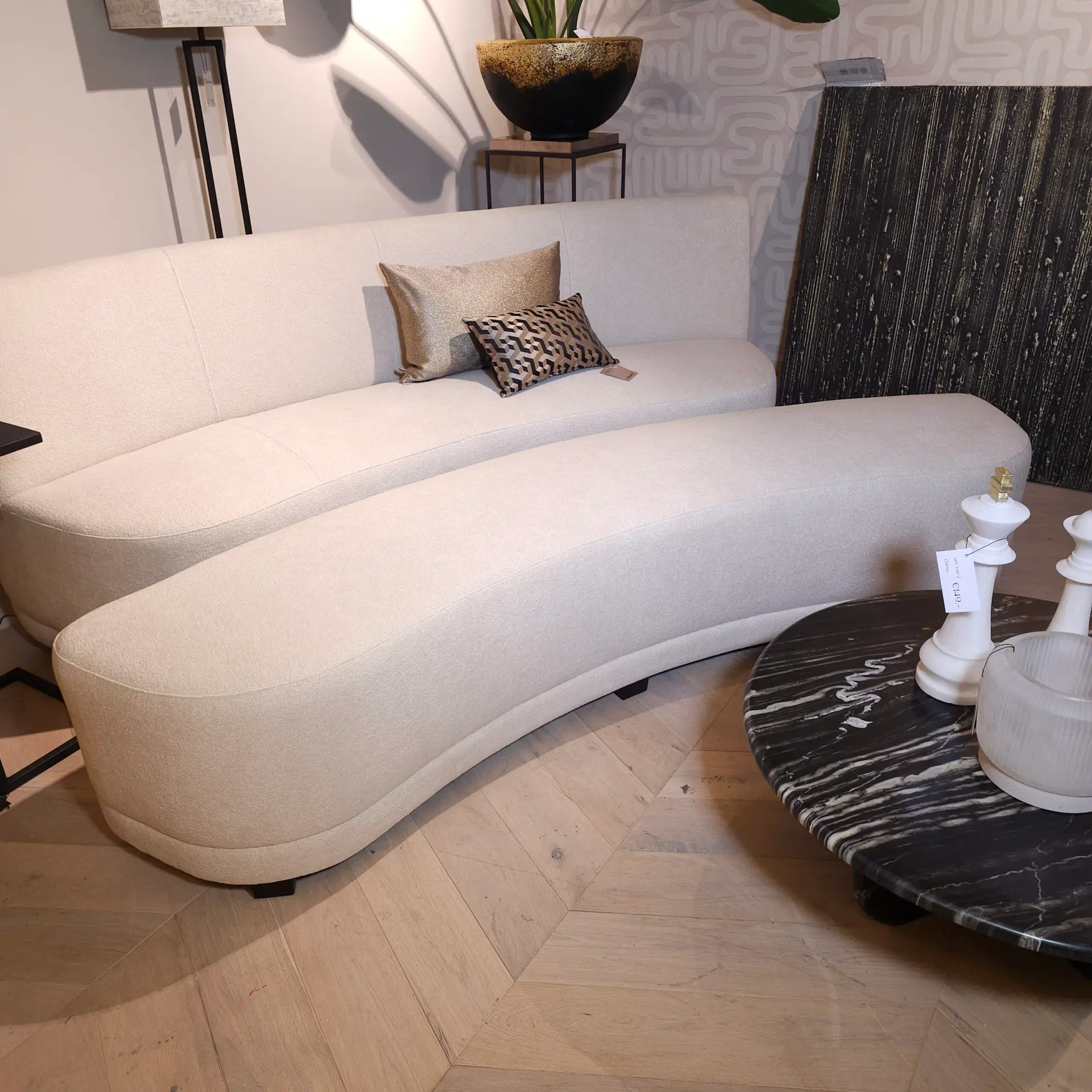 Eethocker Curly Ovaal vu2536