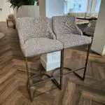 2x Barstoel Bolton Brown Tweed Richmond vu2538