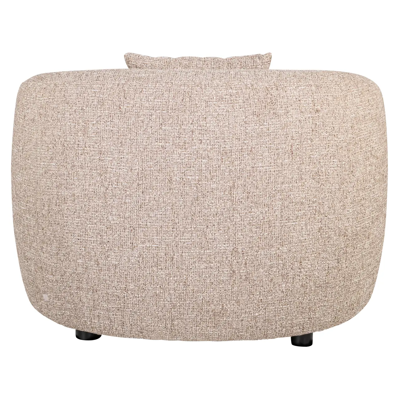 - Lounge stoel Luxandra sand tweed fire retardant