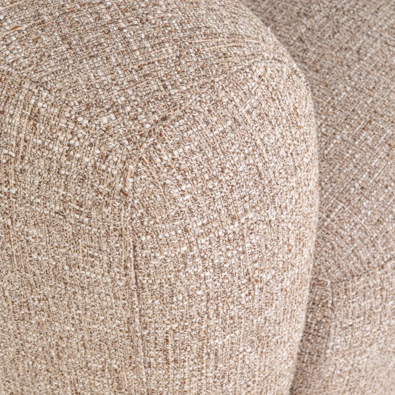 - Lounge stoel Luxandra sand tweed fire retardant