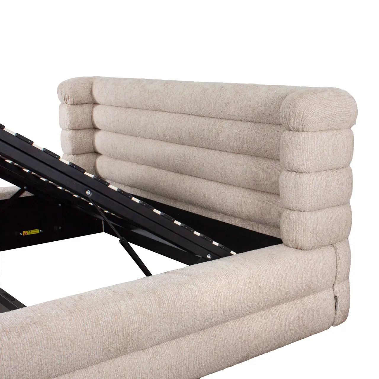 - Bed Obidis natural linear 180x210 (mattress size (excl.)) with storage