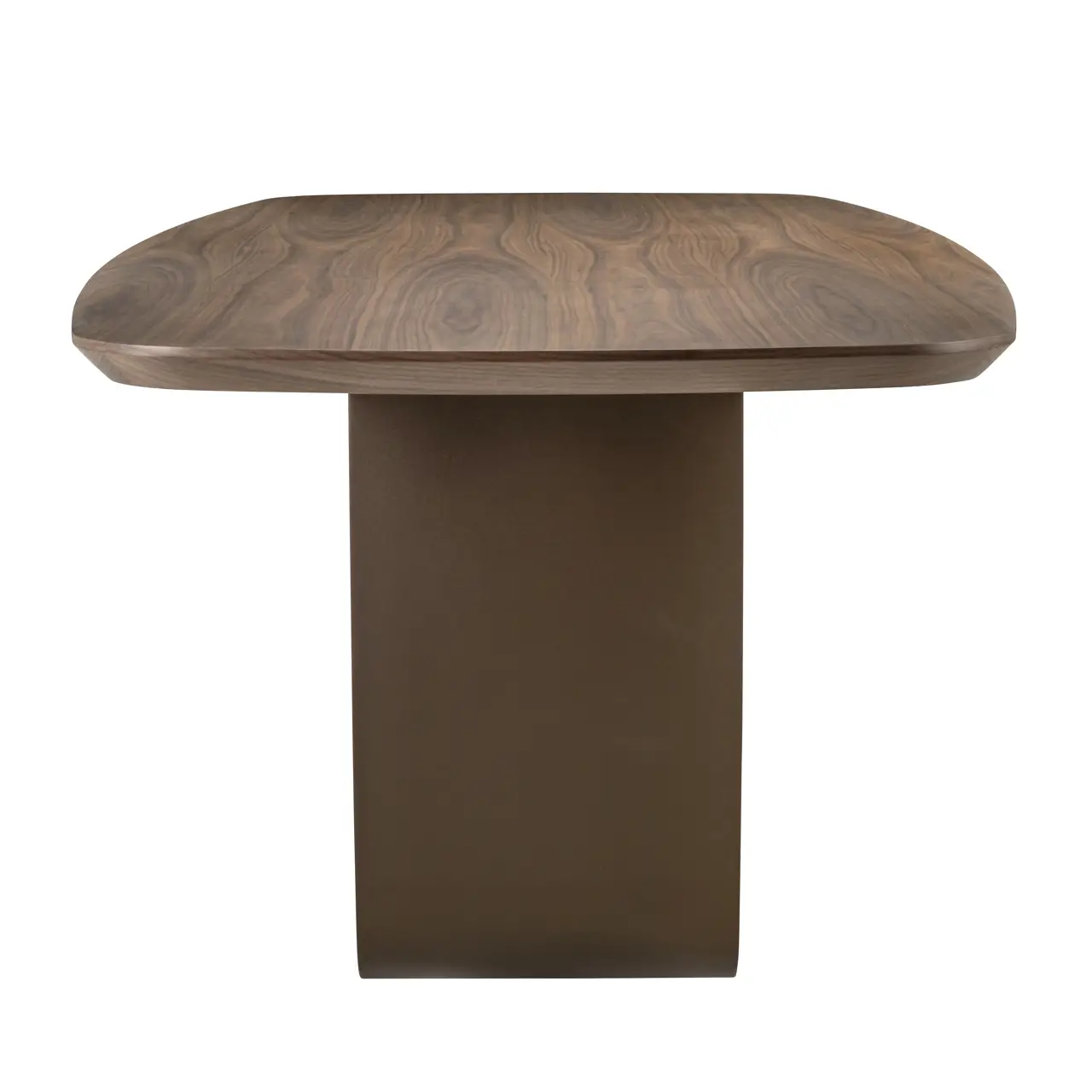 - Eettafel Windsor walnut 230 brass base