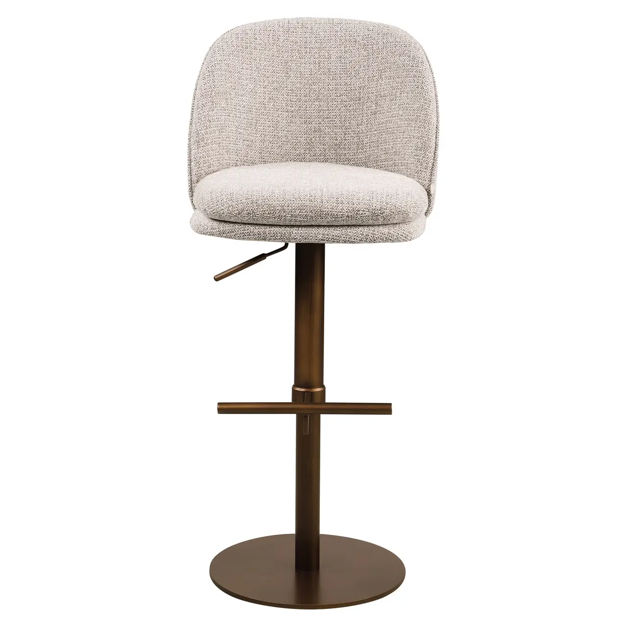 - Barstoel Vesper mocca fancy swivel