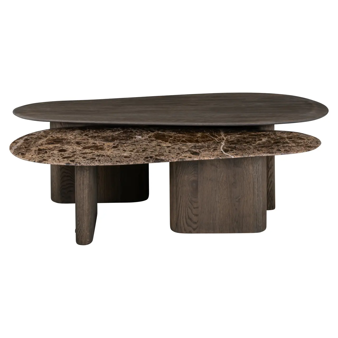 - Salontafel Castello Smoked charchoal (Set of 2)