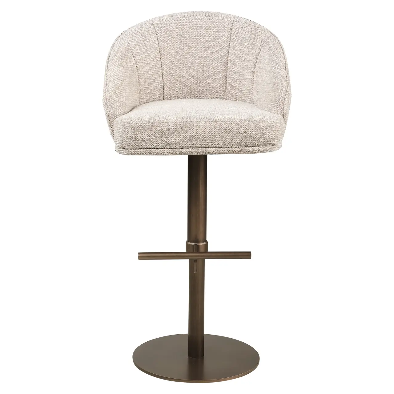 - Barstoel Beverly natural fancy swivel