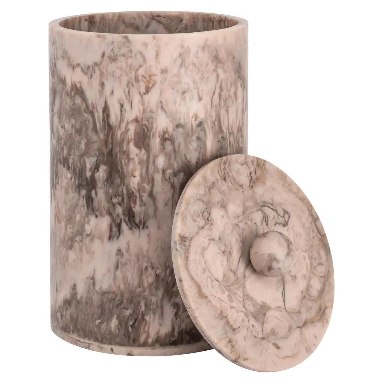 - Opbergdoos Rosaline chocolat brown storage jar small