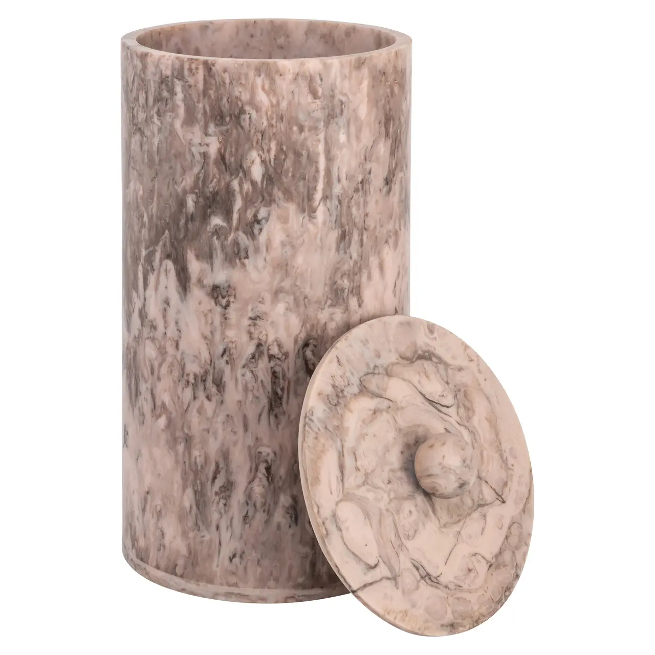 - Opbergdoos Rosaline chocolat brown storage jar large