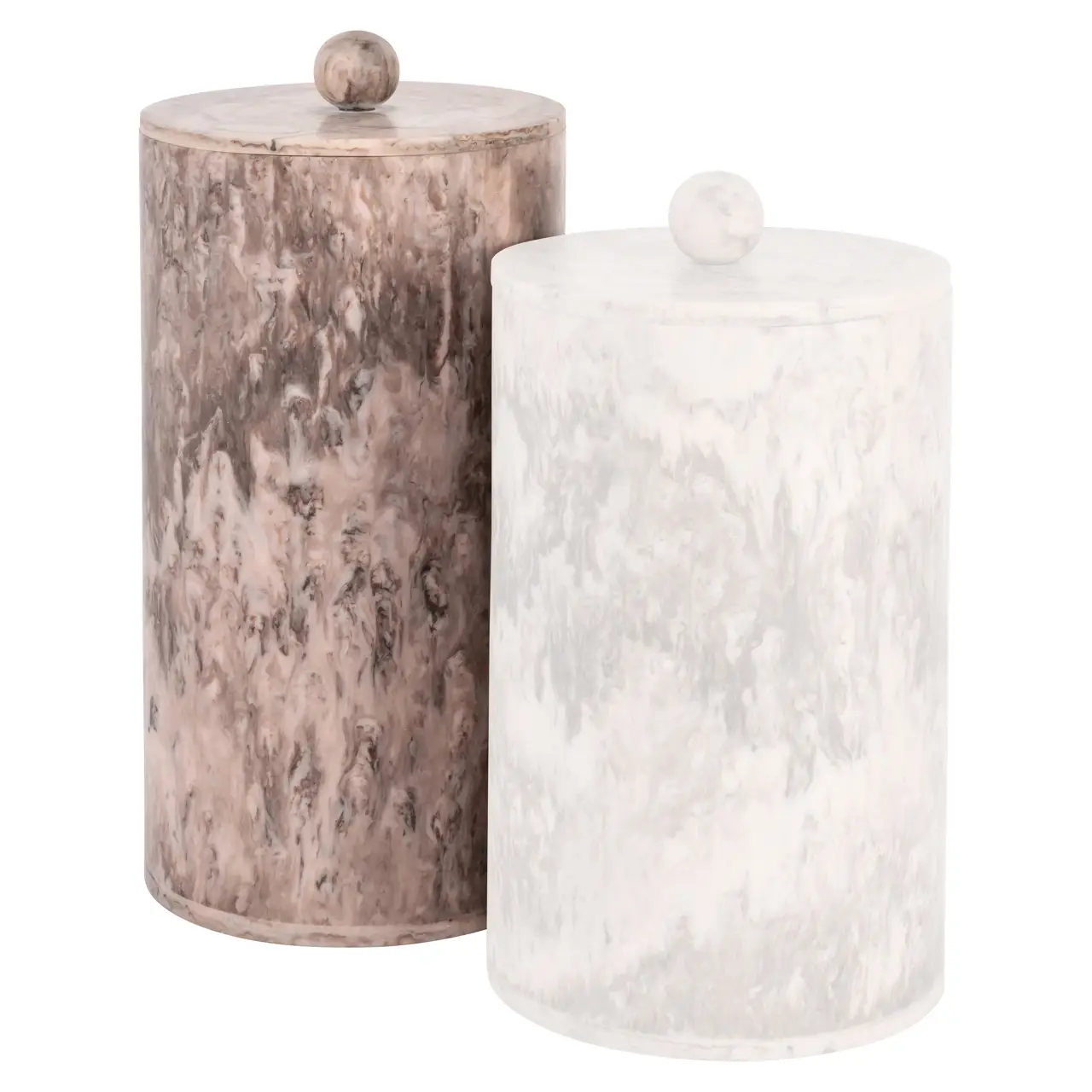 - Opbergdoos Rosaline chocolat brown storage jar large