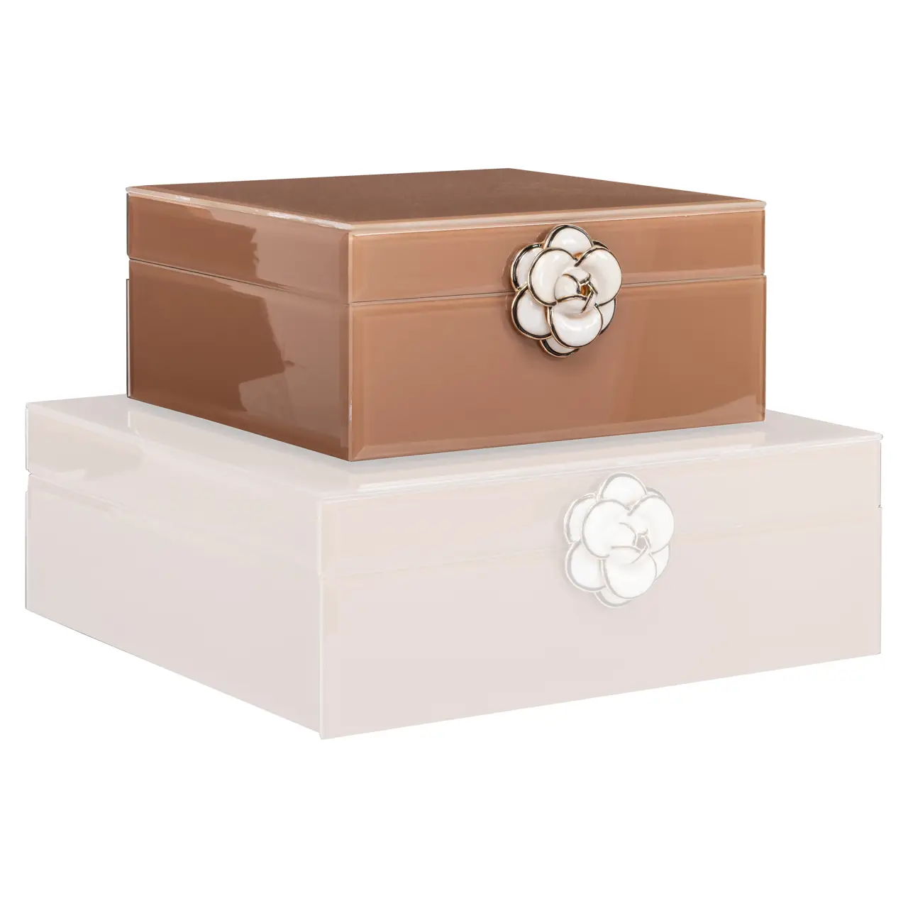 - Opbergdoos Floral brown small