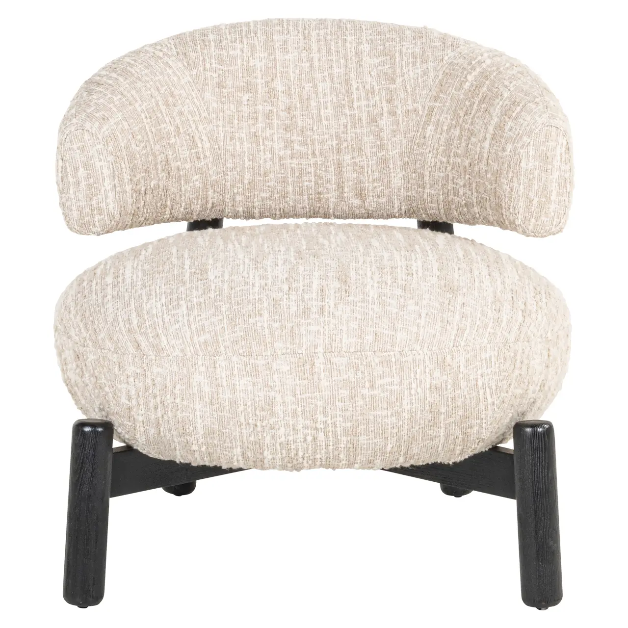 - Lounge stoel Ornella beige angora