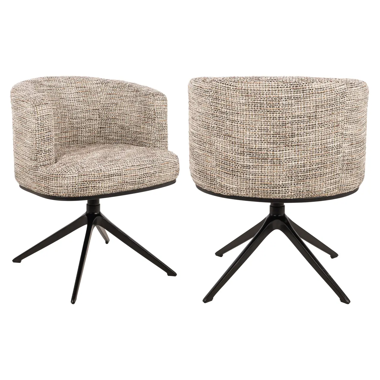 - Eetkamerstoel Cheyenne trendy nature swivel