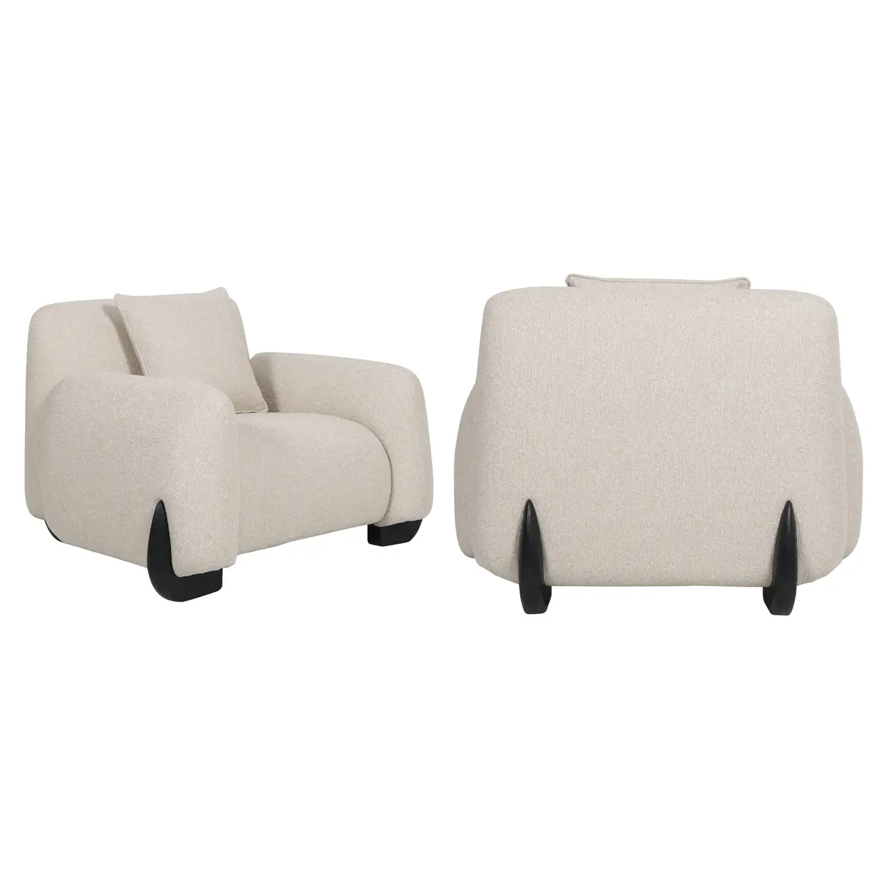 - Lounge stoel Godiva biscotti