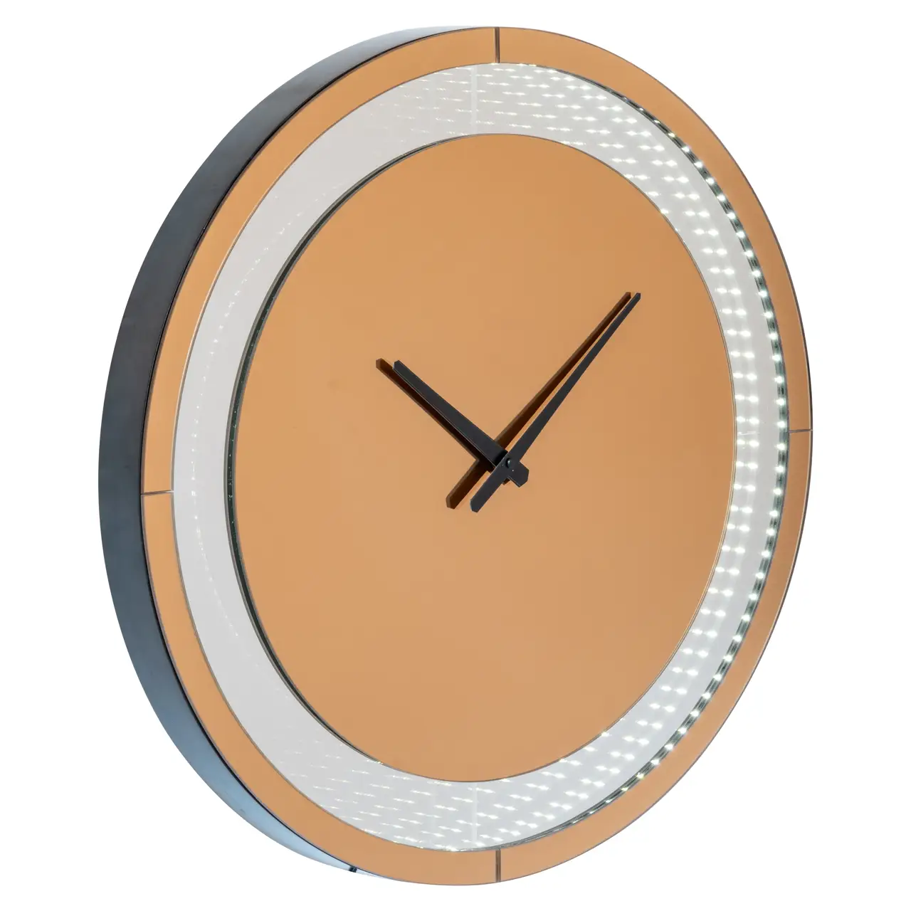 - Wandlamp Julia brown - Led Clock
