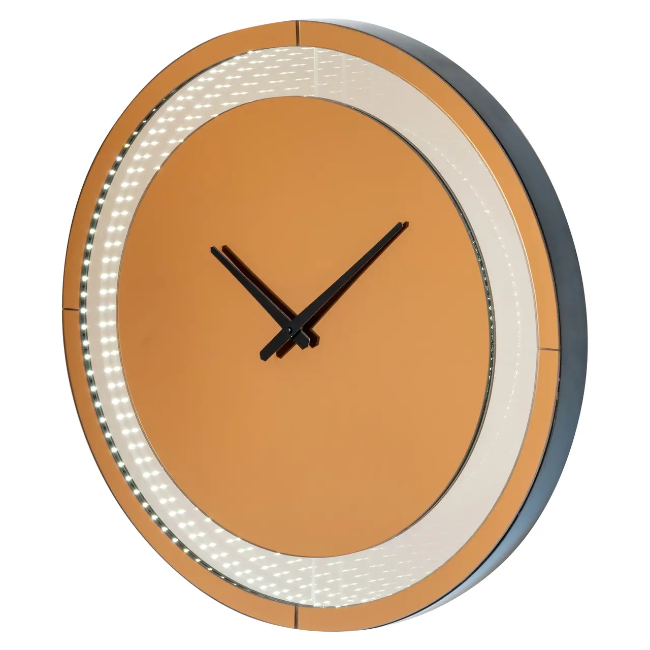 - Wandlamp Julia brown - Led Clock