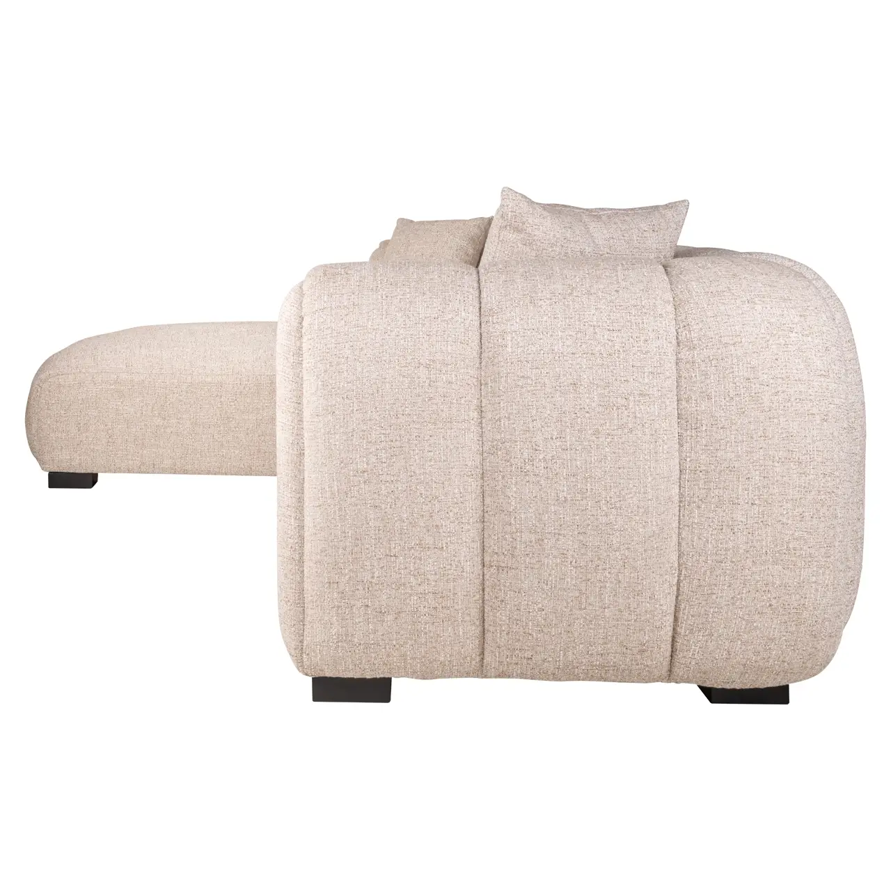 - Bank Novaro cream tweed lounge left fire retardant