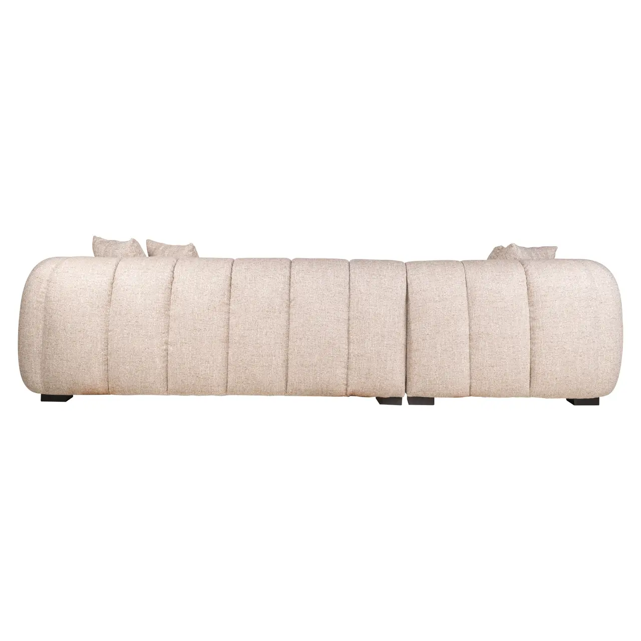 - Bank Novaro cream tweed lounge left fire retardant