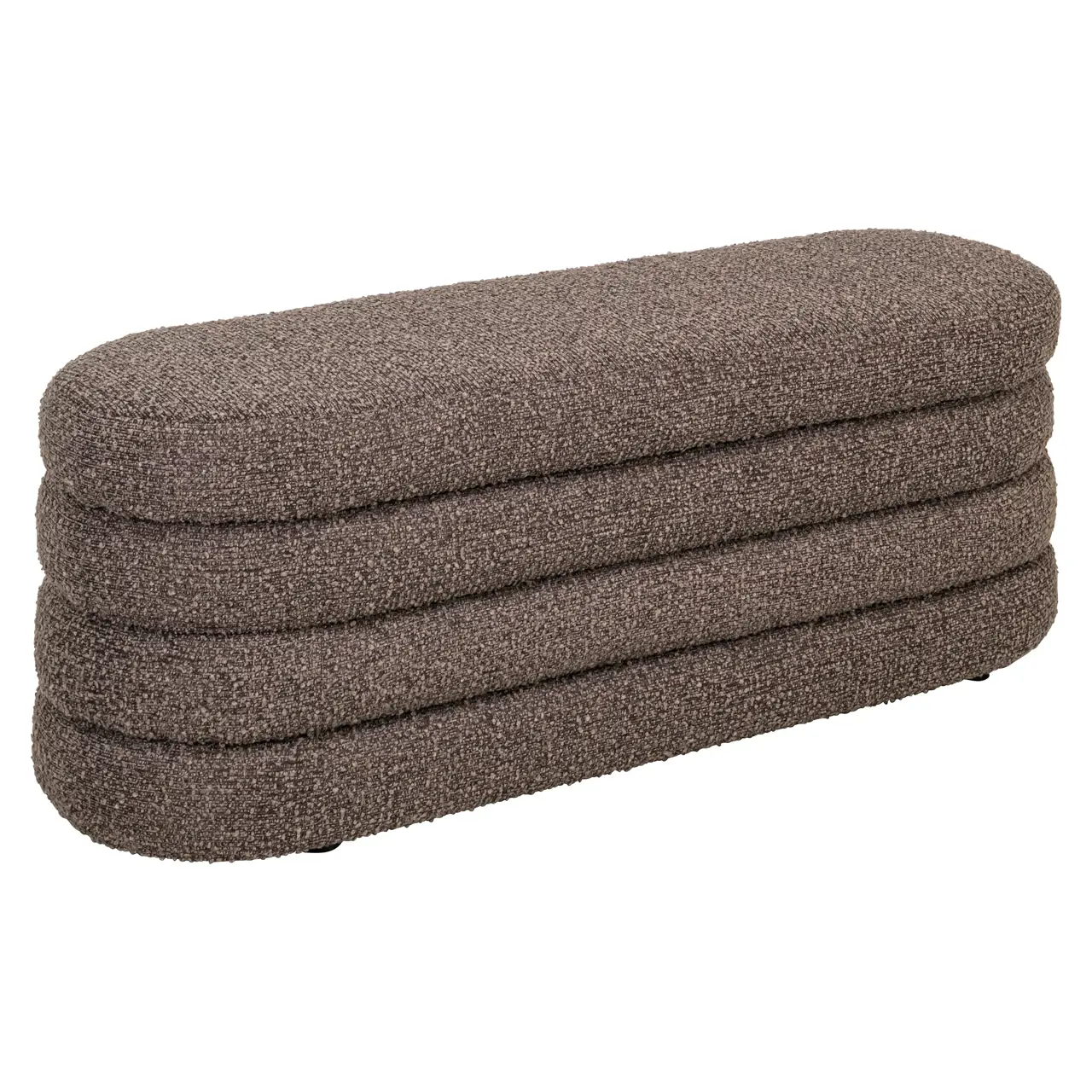 - Poef & Voetenbank Camille brown chunky