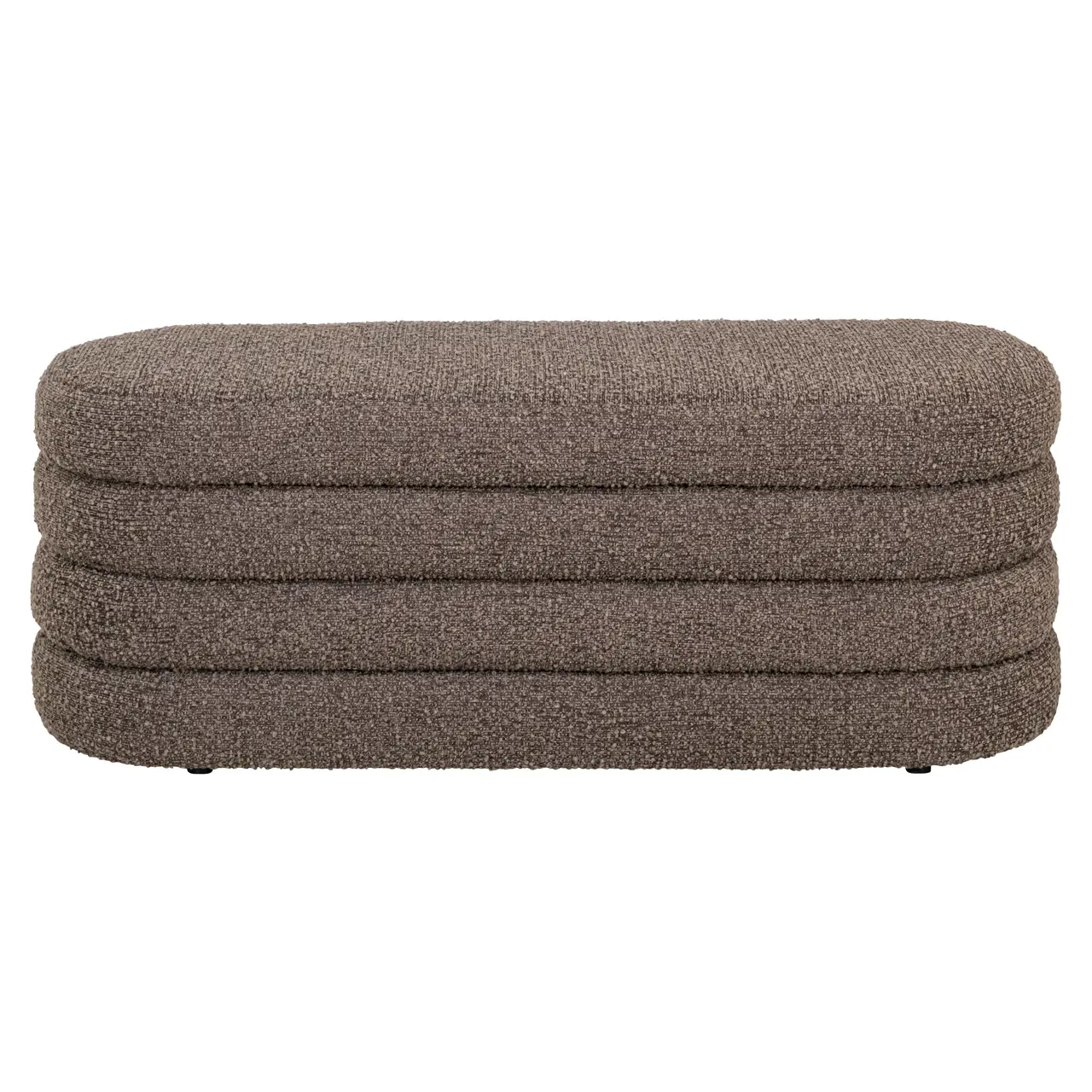 - Poef & Voetenbank Camille brown chunky