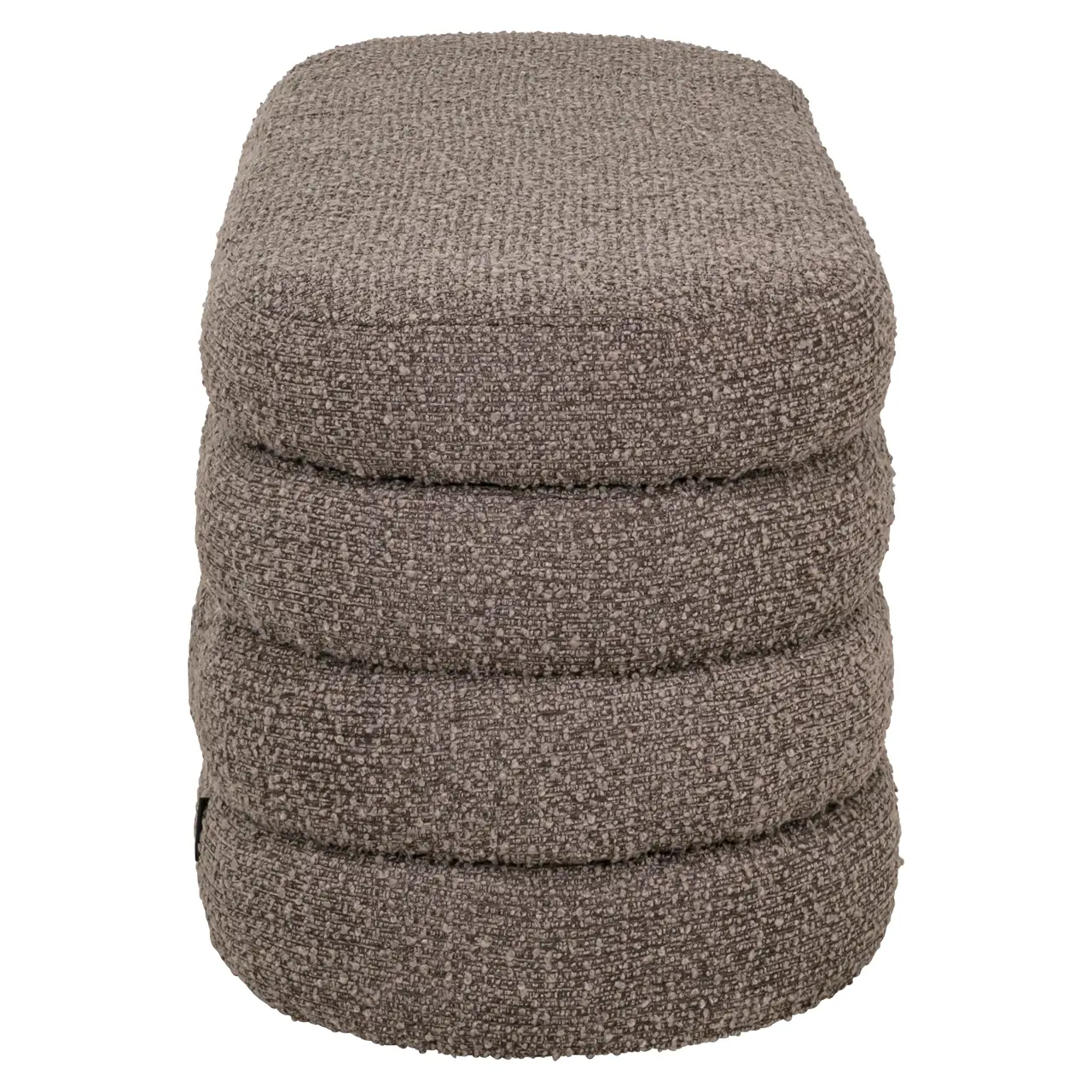 - Poef & Voetenbank Camille brown chunky