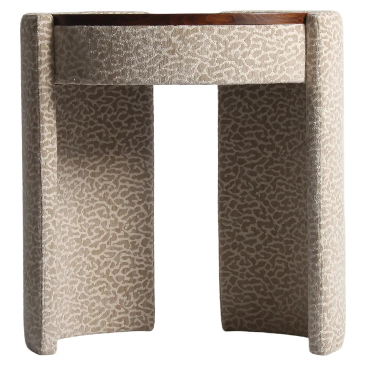 - Bureau Roxenne beige leopard dressing table