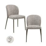 - Eetkamerstoel Stacker  earth tweed fire retardant (Set of 2)