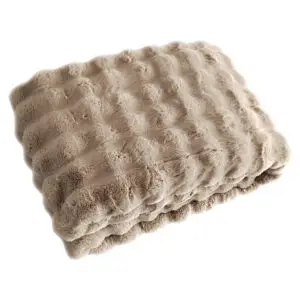 - Plaid Nordic Plush beige 150x200