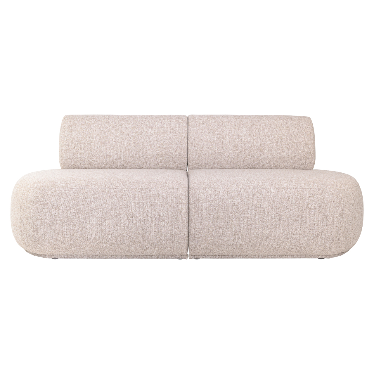 - Eetkamer bank Sorrobon cayenne brown straight (Set of 2)