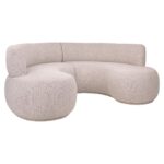 - Eetkamer bank Sorrobon cayenne brown round (Set of 2)