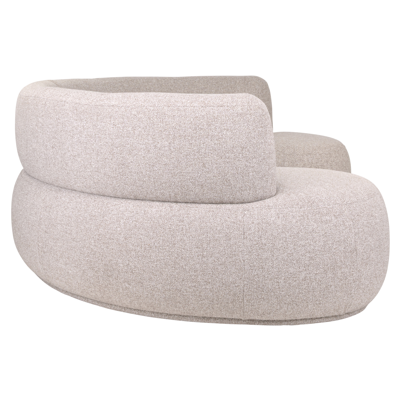 - Eetkamer bank Sorrobon cayenne brown round (Set of 2)