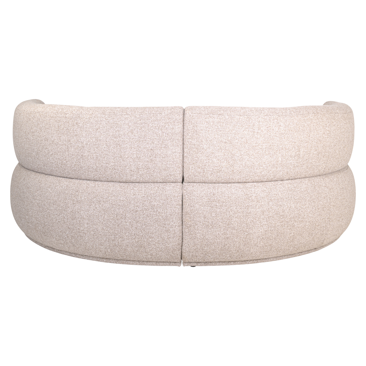 - Eetkamer bank Sorrobon cayenne brown round (Set of 2)