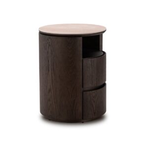 - Nachtkastje Nando brown 2-drawers