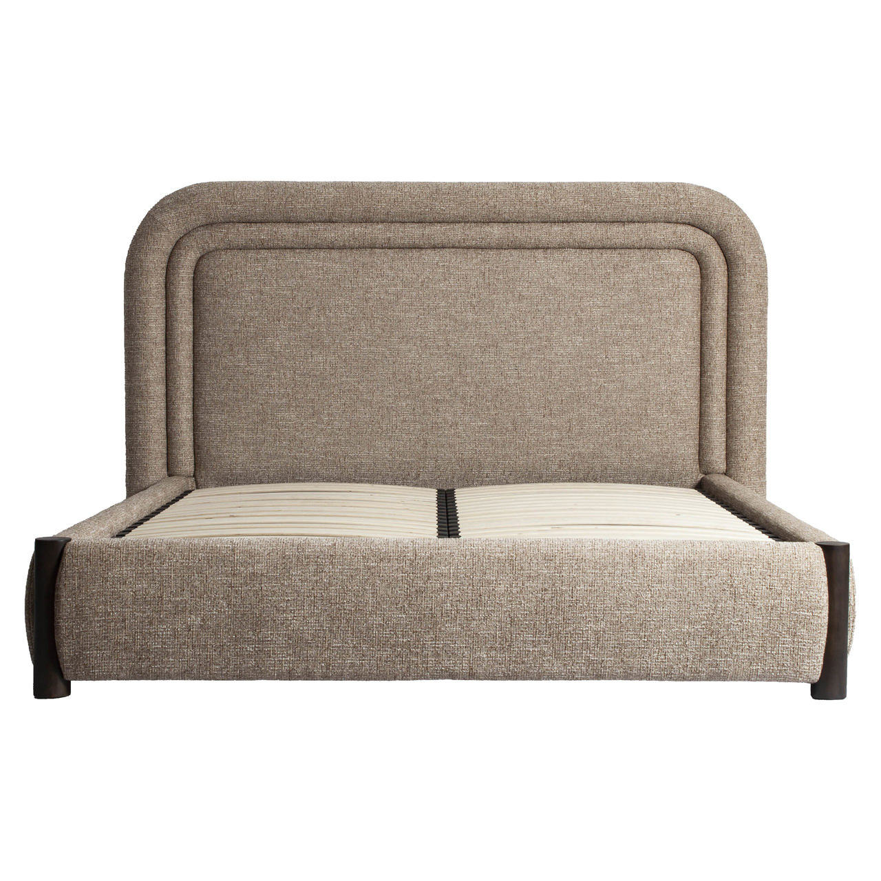 - Bed Citadel sand tweed 160x200 (mattress size (excl.))