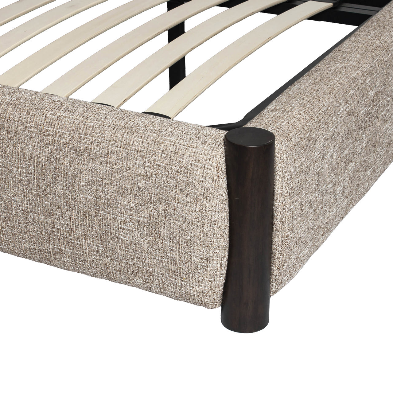 - Bed Citadel sand tweed 160x200 (mattress size (excl.))