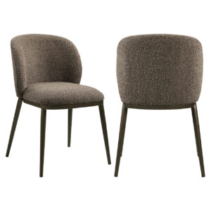 - Eetkamerstoel Gandy brown chunky