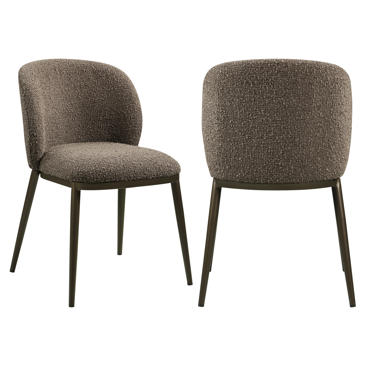 - Eetkamerstoel Gandy brown chunky